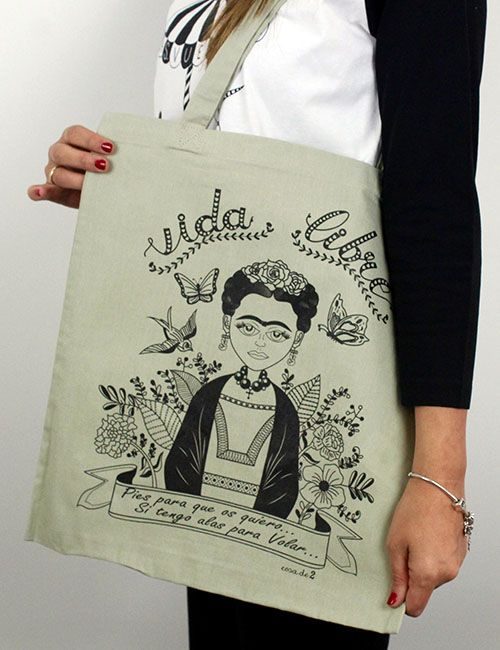 Tote Bag “Vida libre Frida Kalho”